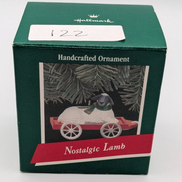 Hallmark Keepsake Nostalgic Lamb 1989, Vintage Christmas Ornament - Picture 8 of 12